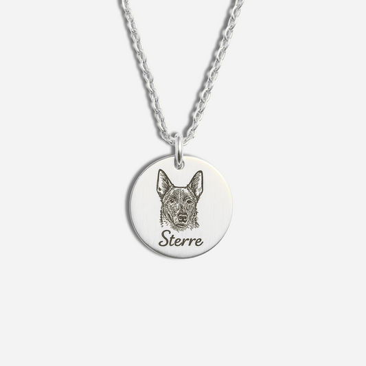 Pet Portrait Necklace