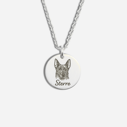 Pet Portrait Necklace
