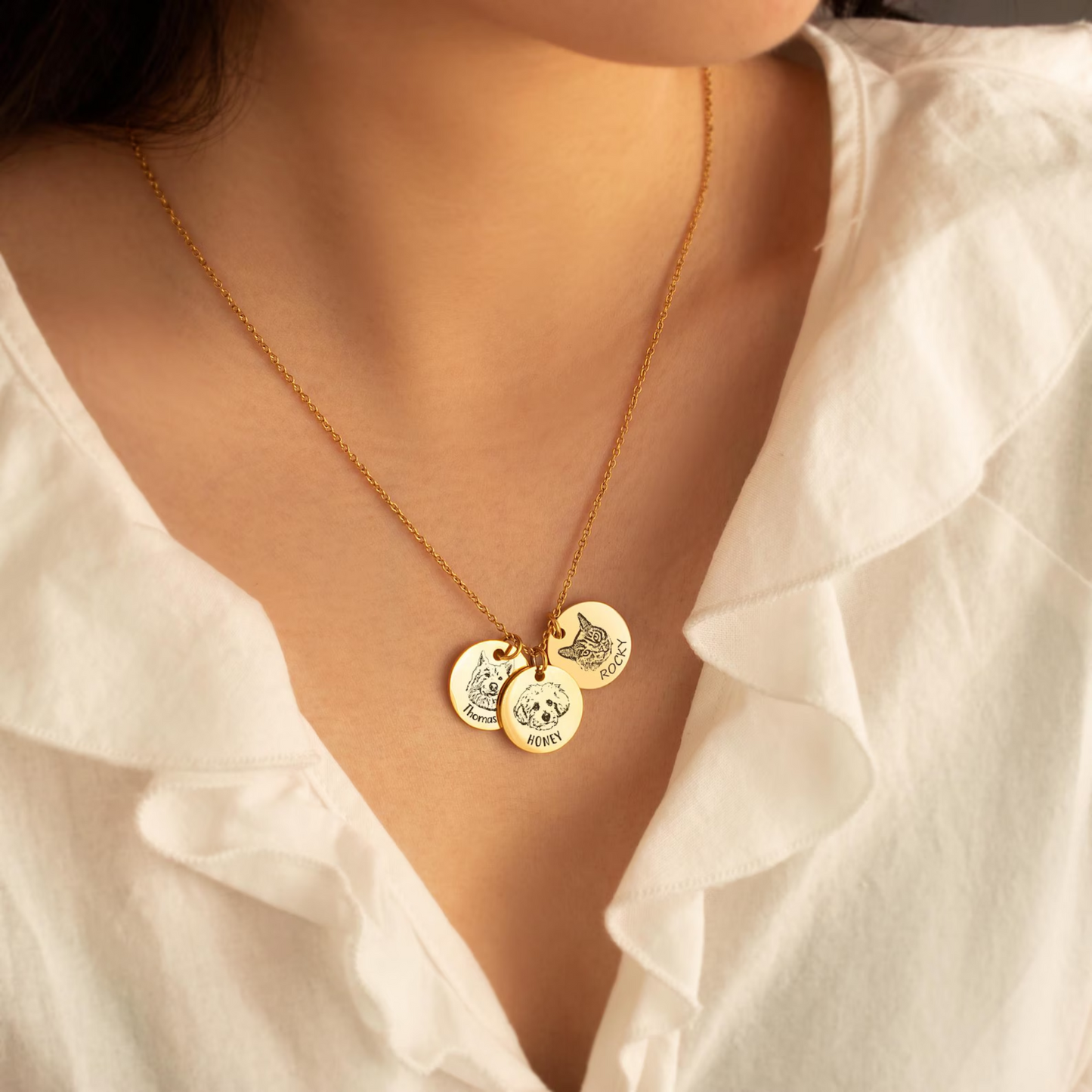 Pet Portrait Necklace