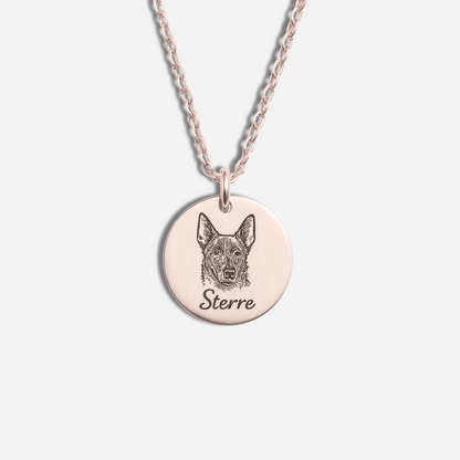 Pet Portrait Necklace