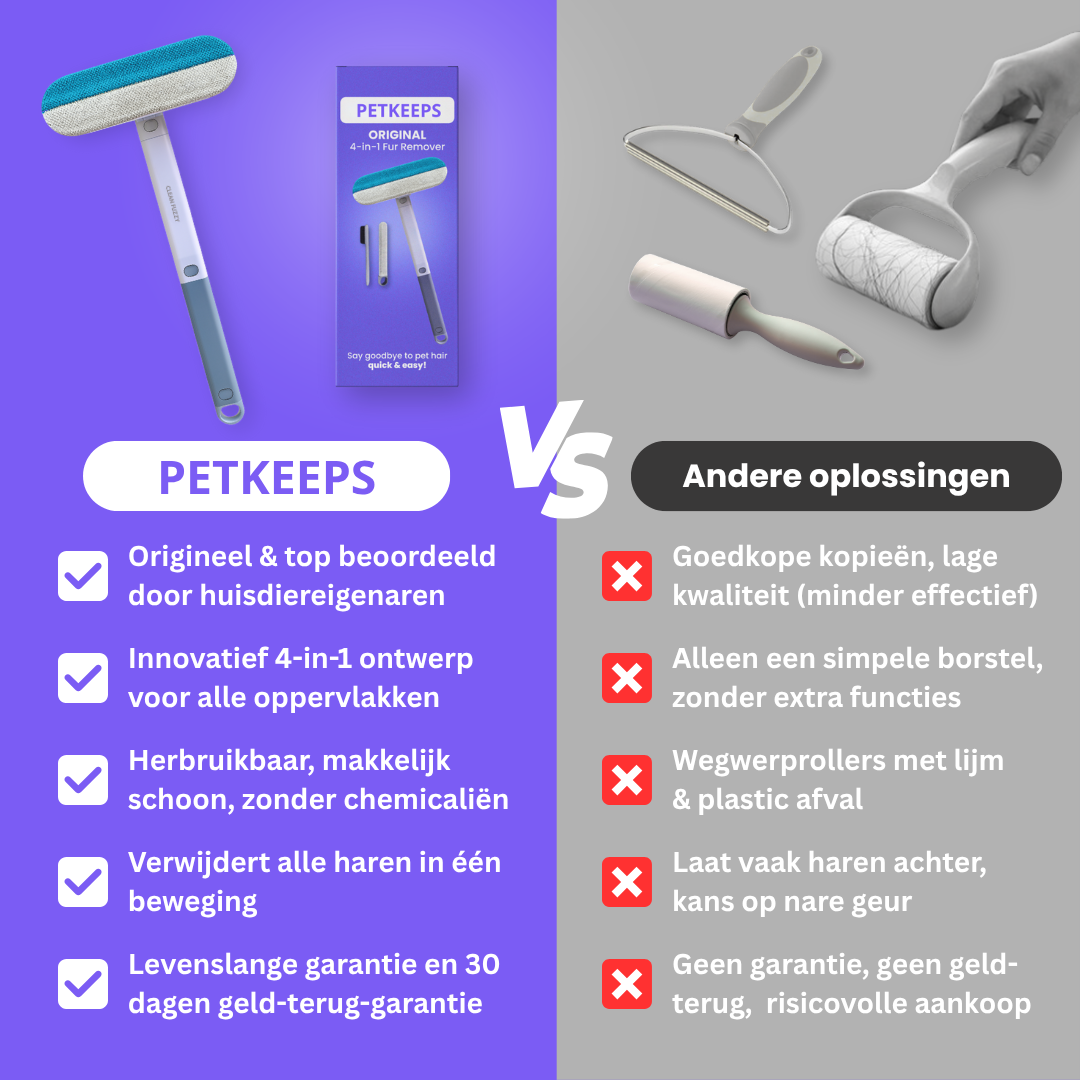 PetKeeps - De originele multifunctionele haarverwijderaar