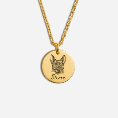 Pet Portrait Necklace
